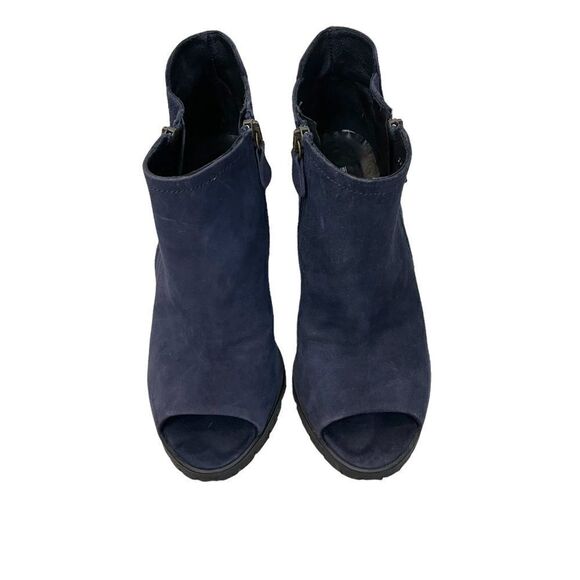 Sapena Spain Chunky Sole Peep Toe Booties - Picture 3 of 8